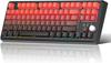MageGee SKY87 Wireless Mechanical Red and Black Gradient Keyboard,