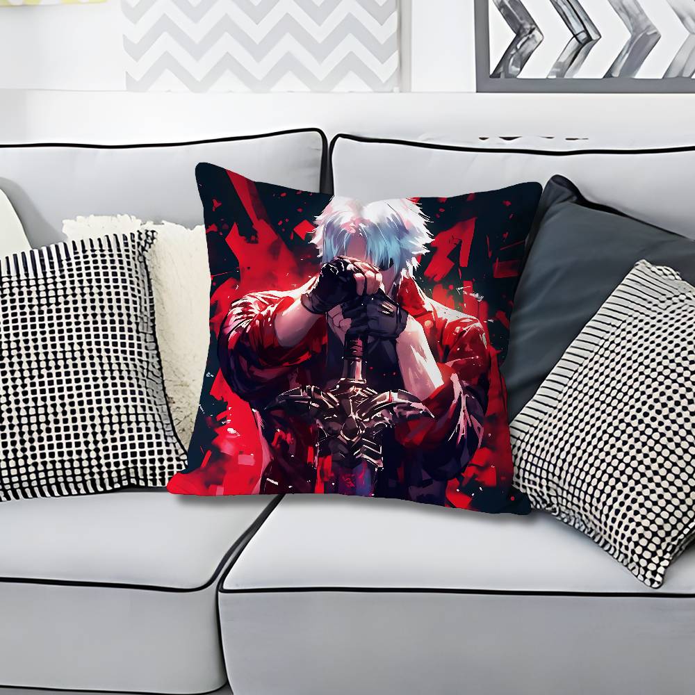 

Game DDevil May CCry Various Sizes Square Pillow Case For Car Home Bedchamber Decor Custom Valentine gift 30x30cm
