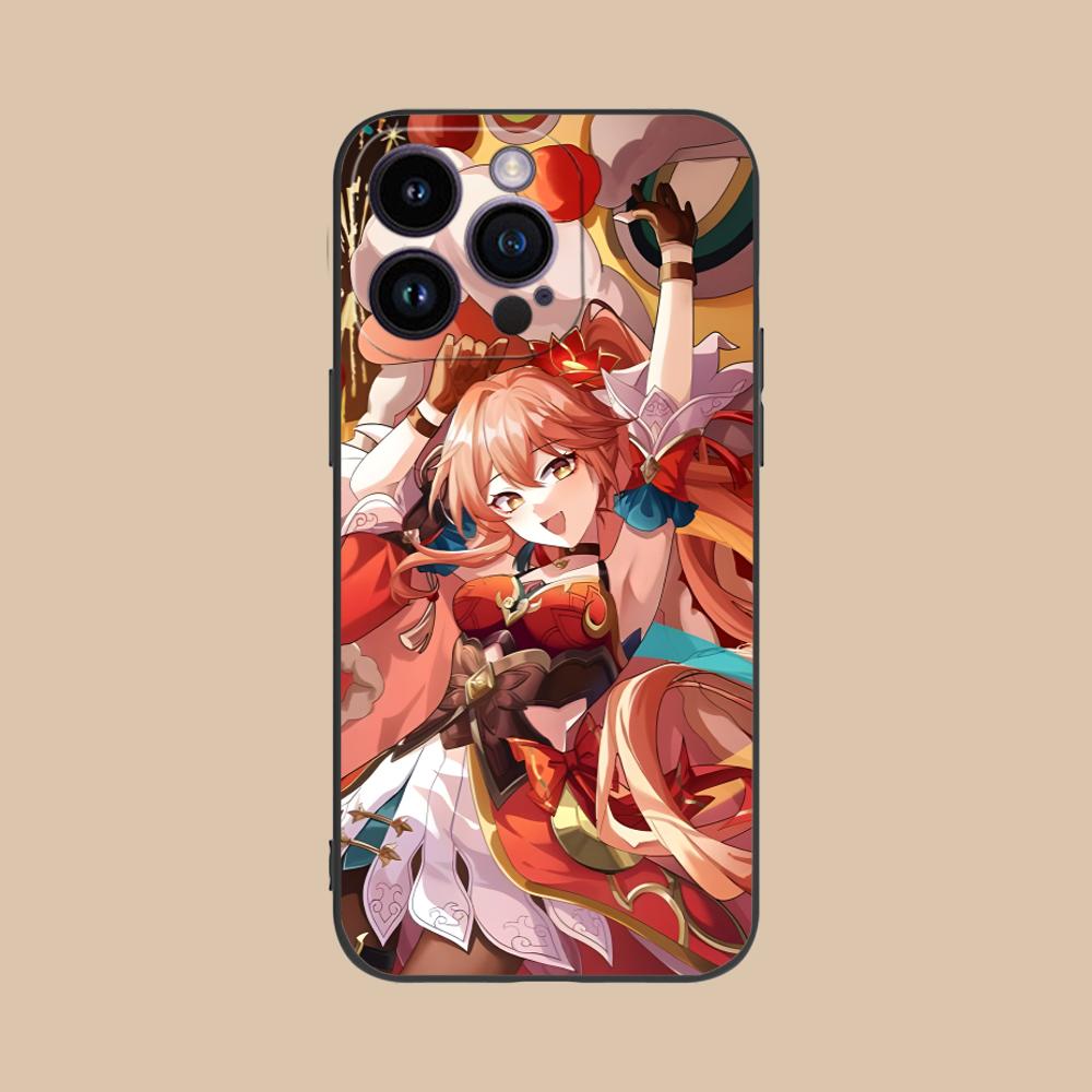HSR Guinaifen Mattes TPU Handyhülle für iPhone 17 16 15 14 13 12 11 X XR XS 8 7 Air Pro Max Plus Mini Bunte Hülle
