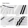 MJ STYLE Women's Striped Wide-Leg Sweatpants