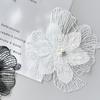Lolita Three-Dimensional Flower Bead Lace Cloth Sticker Headgear Women'S Clothing Children'S Clothing Wedding Accessories Decoration