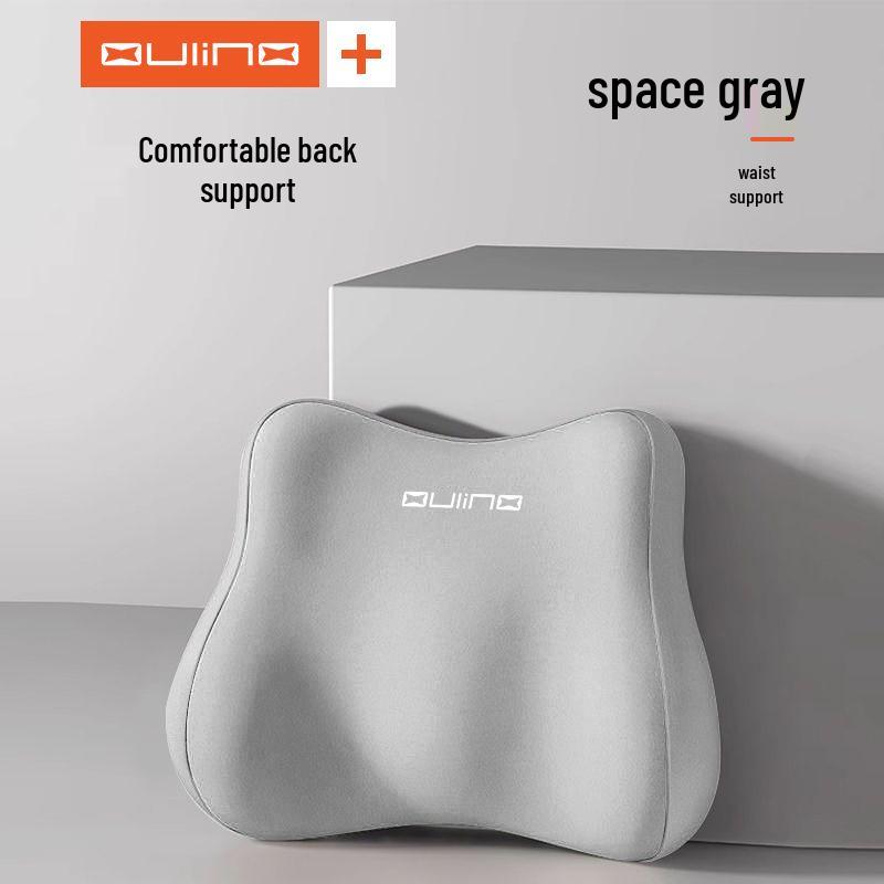 Ergonomický bederní podpůrný polštář pro kancelářskou židli a auto