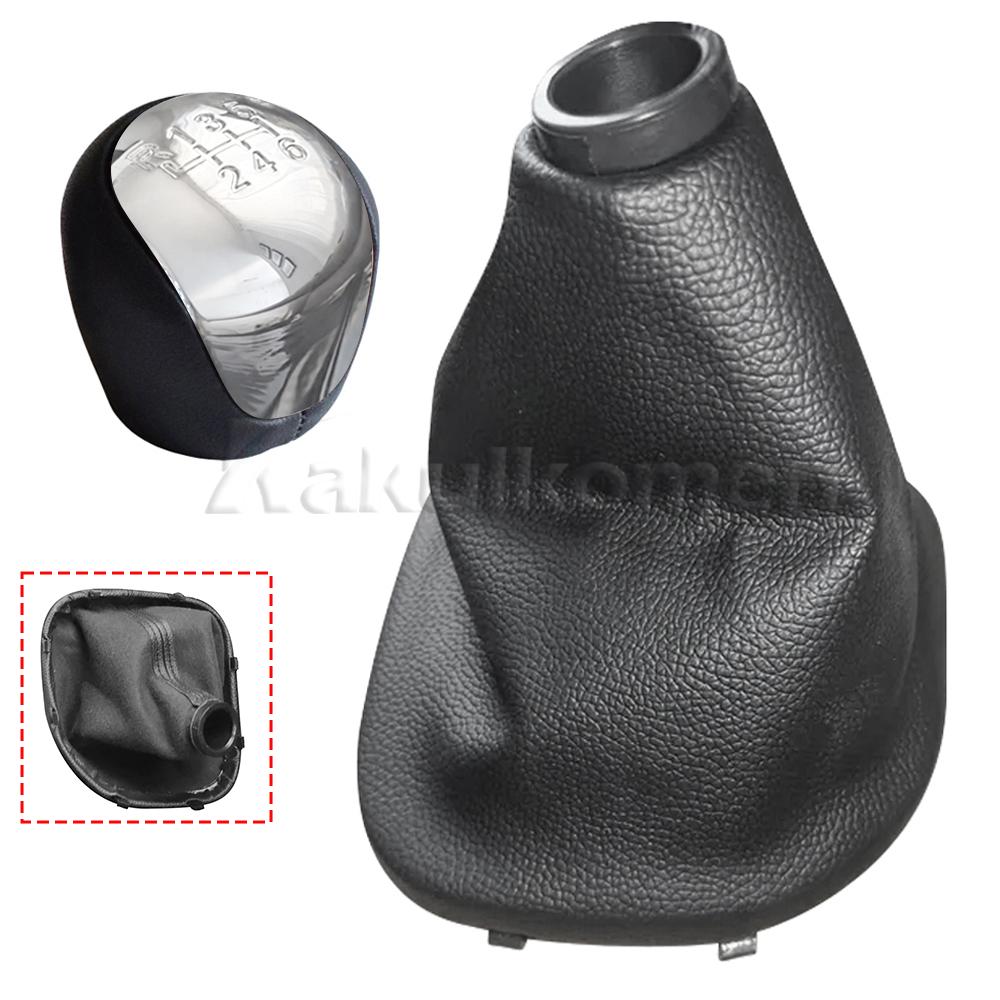 1x Gear Shift Knob Leather Boot Manual For Kia Forte Cerato&Koup 2010 2011 2012 2013 846401M100 84640-1M100 Replace Car Parts