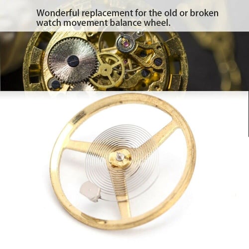 Watch Movement Counterweight Wheel with Hair Spring Replacement Watch Accessories for ETA2671 Movement