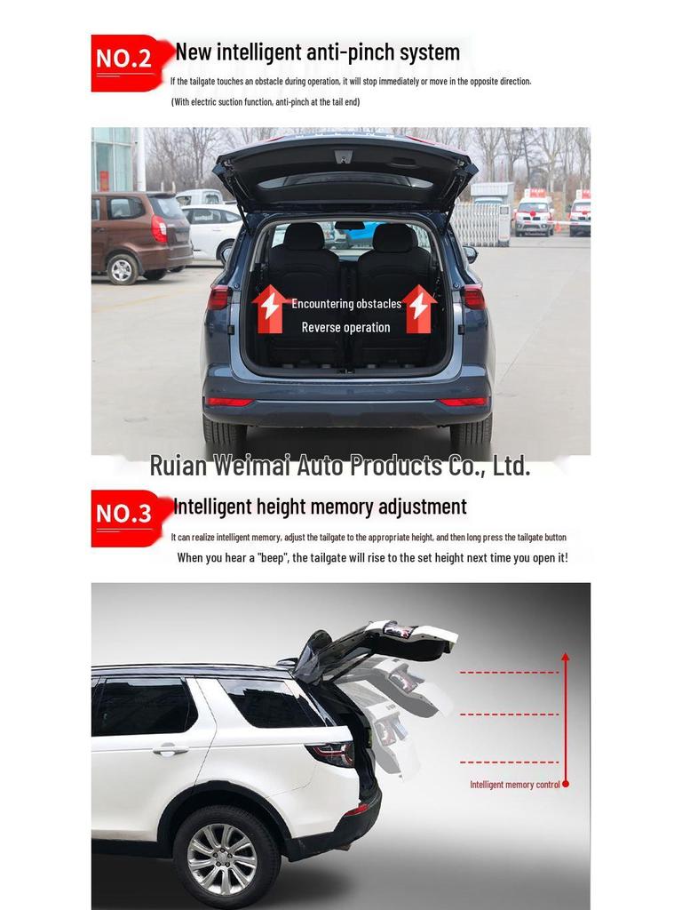 Wuling Jiachen Xingchen Electric Tailgate: Remote-Controlled, One-Kick Double Rod Trunk Modification