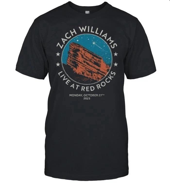 Zach Williams Red Rocks 2025 T-Shirt S