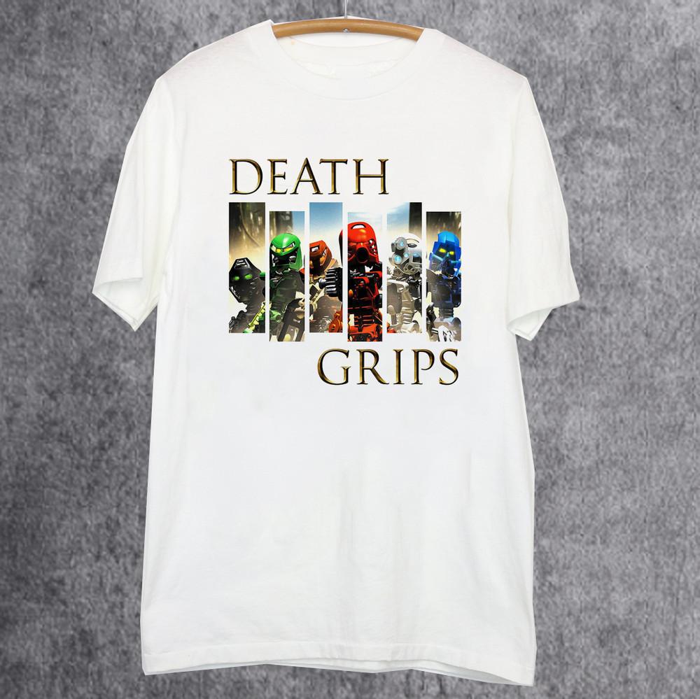 New Popular Death Grips Band Cotton White All Size  Tee Shirt KH1144 Unisex T-Shirt S