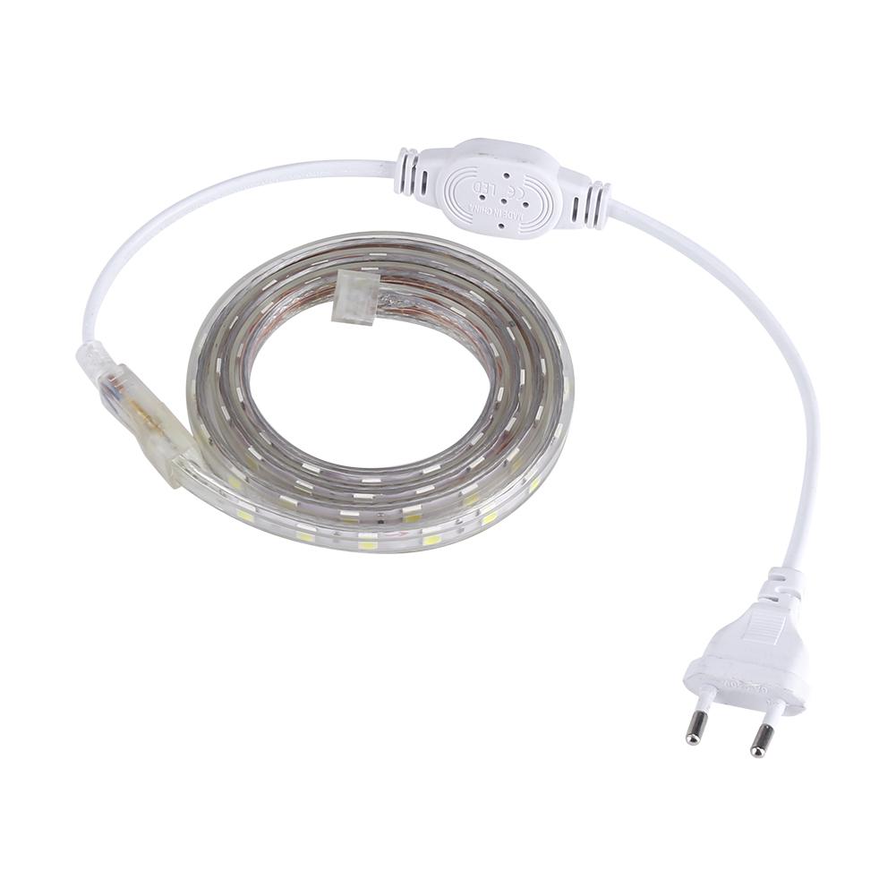 

Водонепроницаемая светодиодная лента SMD 5050 60 светодиодов/м гибкая лента шнур света 5 метров белый Cool White