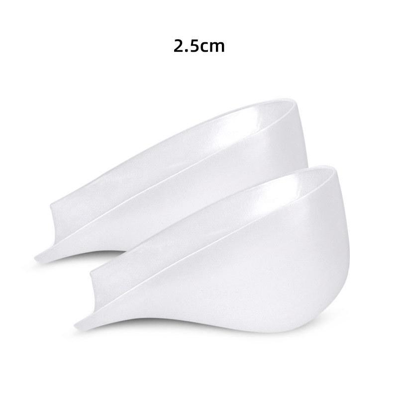 Silicone Invisible Height-Boosting Shock-Absorbing Heel Pads for Socks