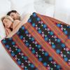 Floral Metis Sash Throw Blanket Soft Plaid Multi-Purpose christmas gifts Cute Plaid Blankets