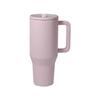 32/40oz Stainless Steel Straw Insulated Water Bottle Thermal Coffee Car Cup Cold Hot Mugs Large Vacuum Flask for Outdoor Travel