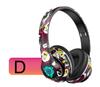 Bluetooth Over-ear Graffiti Headphones - Luminous Wireless Sports Headset for Mobile Devices