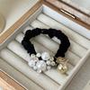 1/2pcs Elegant Bohemian Headband Pearl Ponytail High Elasticity Rubber Band for Women Daily Wear Fashion Simple Hair Accessories