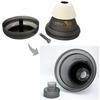 OKURA+MUTE Practice Mute for French Horn/Bass Trombone, Color: Black