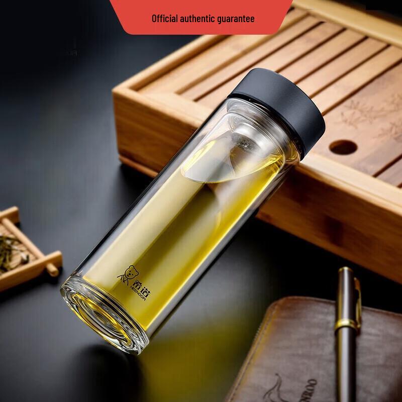 Xinuo XN-6579 Double-Layer Glass Tea Infuser Mug