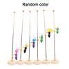 1 Set Woodpecker Toy with Wooden Base Top Ball Toddlers Cute Early Education Fun Woodpecker Figurine Kids DIY Science Experiment Toy