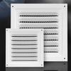 Square Ventilation Grille Return Grille With Protective Grille HVAC Electric Box Heat Dissipation Louver Panel Replace