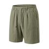 Men's Casual Loose Fit Linen Shorts with Elastic Waistband Drawstring and Pockets for Daily Commute Sport Beachwear