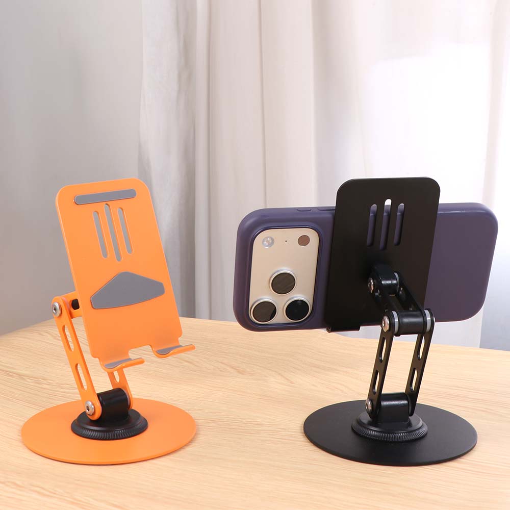 Folding Mobile Phone Holder Stand 360 ° Rotating Table Cell Phone Stand  Mobile Phone