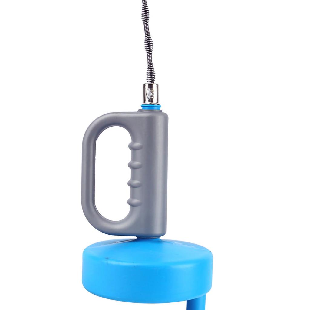 Ręczna korba Narzędzie do udrażniania kanalizacji Przepychacz do toalety Czyszczenie rur Udrażniacz do kuchni łazienki Niebieski 5