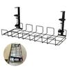 Undertable Storage Rack Metal Cable Tray Computer Desk Wire Organizer Without Perforated Kitchen Artifact Storage Accessories
