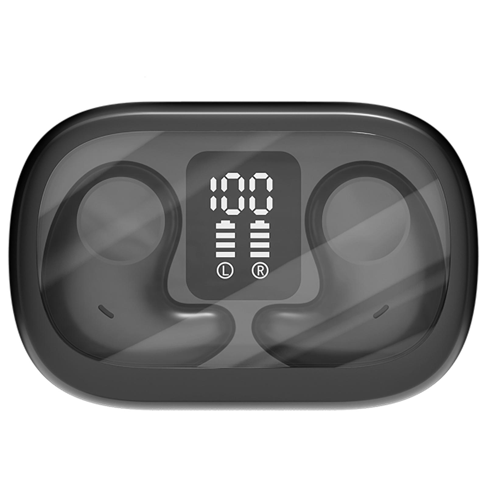 

1 комплект наушников M51, удобные наушники для сна, совместимые с Bluetooth, чип 5.3, длительный срок службы батареи для любителей спать на боку чёрный