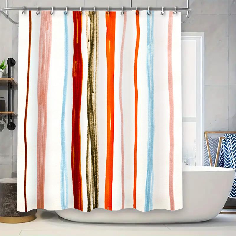 

Luxury Green Bridge Flower Water Lily Bathroom Shower Curtain Decor Customizable Size Home Decoration Waterproof Fabric Availabl W60H190(CM)-1 Pcs