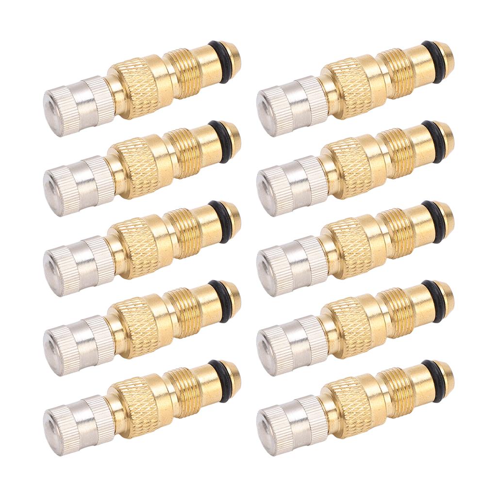 10PCS Tractor Air Liquid Valves Tire Brass Valve Stem TR218A CH3 Core Housings Replacement