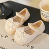 2025 Summer EVA Girls' Princess Loafers: New Bow Baby Shoes for Spring & Autumn