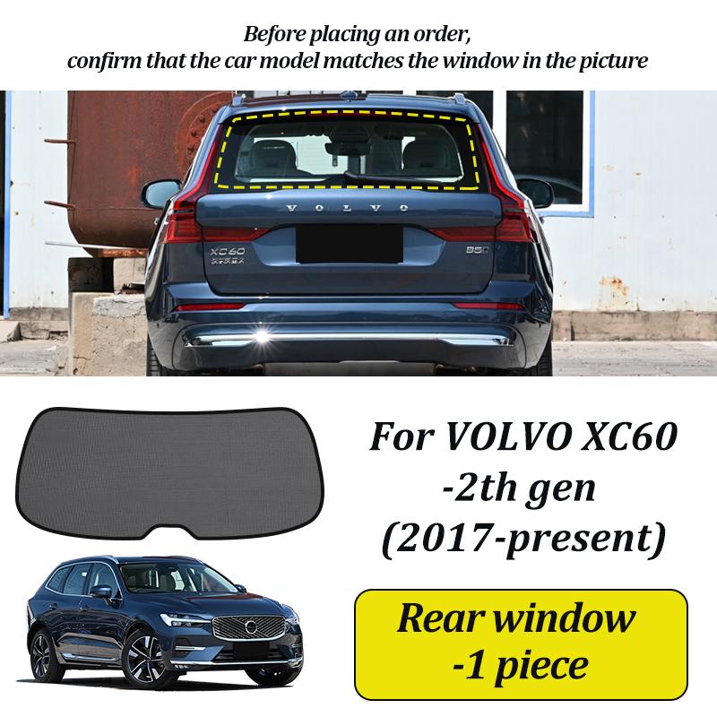 LINNUNU For VOLVO XC60 2008-2017-2025 Magenetic Car Sunshade Windshield Curtain Side  Window Sun Shade UV Protection accessories