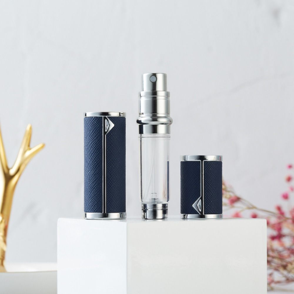 Duft 5ml Leder Sprühflasche Nachfüllbarer Parfümzerstäuber Bodenbefüllbare Parfümflasche Geschenk