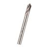 7pcs M42 HSS High Speed Steel Cobalt Spotting Drill Bits Set Round Shank 90 Degree Drilling Chamfering Tool