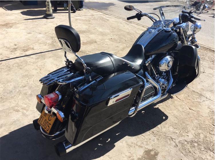 Harley Cruiser Rear Luggage Rack & Backrest for Magna Shadow