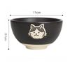 Ceramic Soup Bowls Rice Bowl Tableware Highfooted Noodle Bowl 4.5inch Underglaze Color Craft Cute Rice Soup Bowls Kitchen Tool