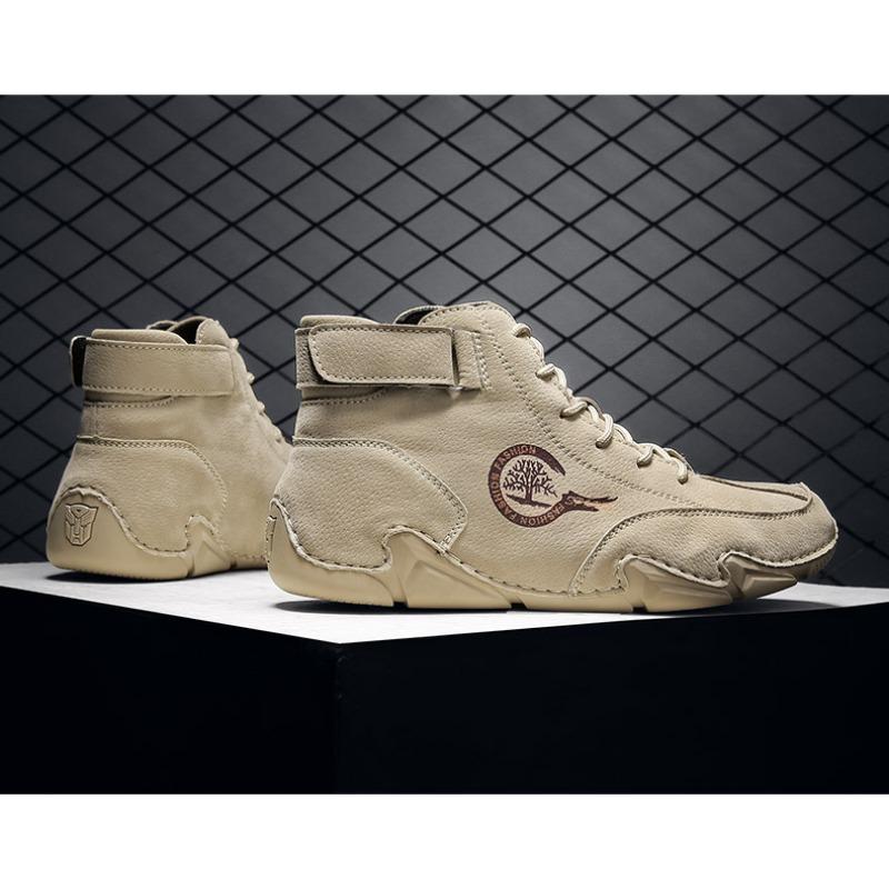 Pánská volnočasová obuv, Kotníkové boty, Venkovní volnočasové pánské boty, Pánská obuv