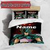 3pcs Duvet Cover Set (1*Duvet Cover + 2*Pillowcase, Without Core), Custom Name Saint Seiya Pattern Bedding Set, Home Bedroom Decor Gift
