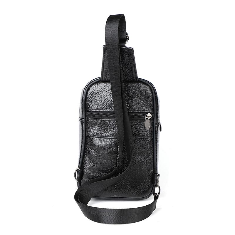 Herren Echtleder Umhängetasche Brusttasche - Leicht und Lässig