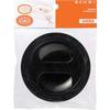 SANEI Sink Drain Plug Lid Set for SANEI Drain Plugs, 145mm, PH63A-9S, Black
