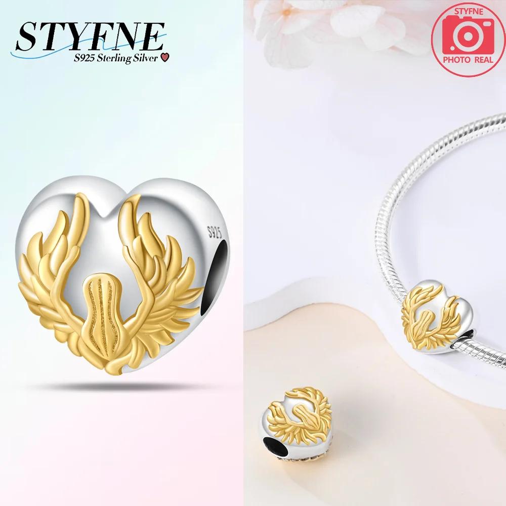 Charms Plataoriginales Heart Love Star Angel Beads For Charms Copper Bracelet Jewellery Making Women'S Gift