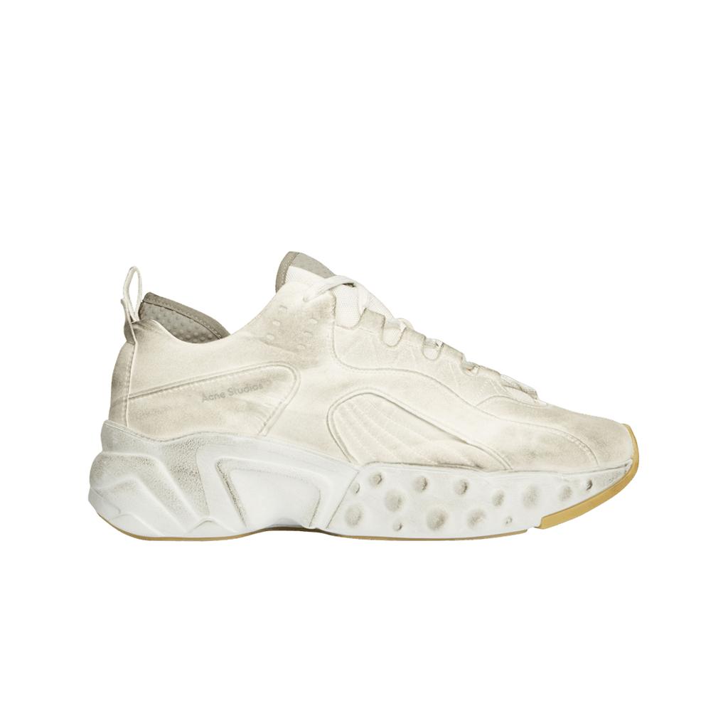 Acne Studios Rockaway Tumbled Sneakers White