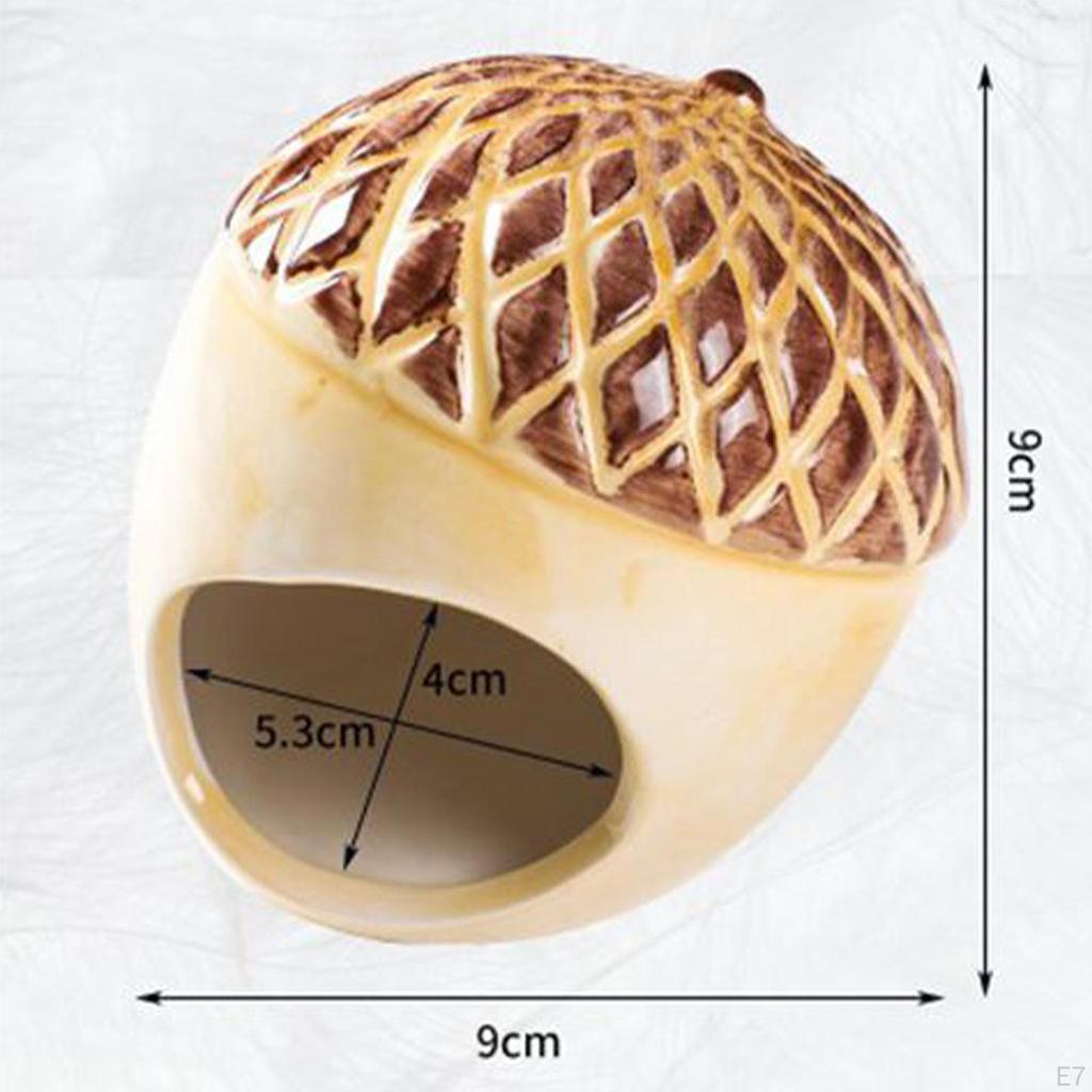 Keramik Hamsterbetthäuser Niedliche Form Kleintier Tiere Lebensraum Käfig Haus und coole Verstecke