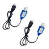 USB Charger Cable SM2.0 2P Connectors for 7.2V 250mA NiMH NiCD Batteries with LED Indicator and Safe Charging