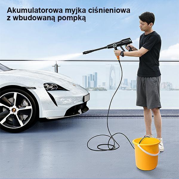 USAMS Pressure Washer 5000 Mah+ Garden Hose 5M Black/Black Bxxcq01 (Us-Zb252)