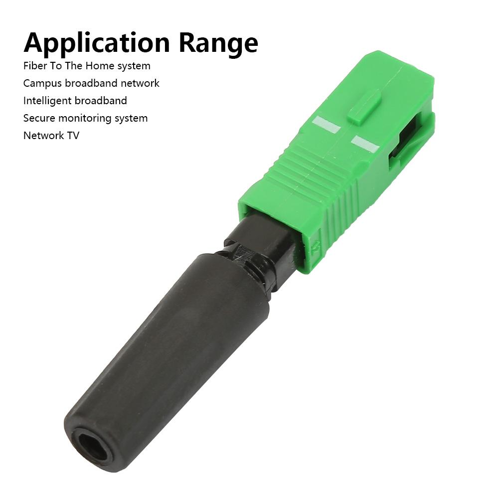 Optic Connector, SCCelsius   Optic Connector, Quick Assembly Good Repeatability for Local Area Instruments FTTH