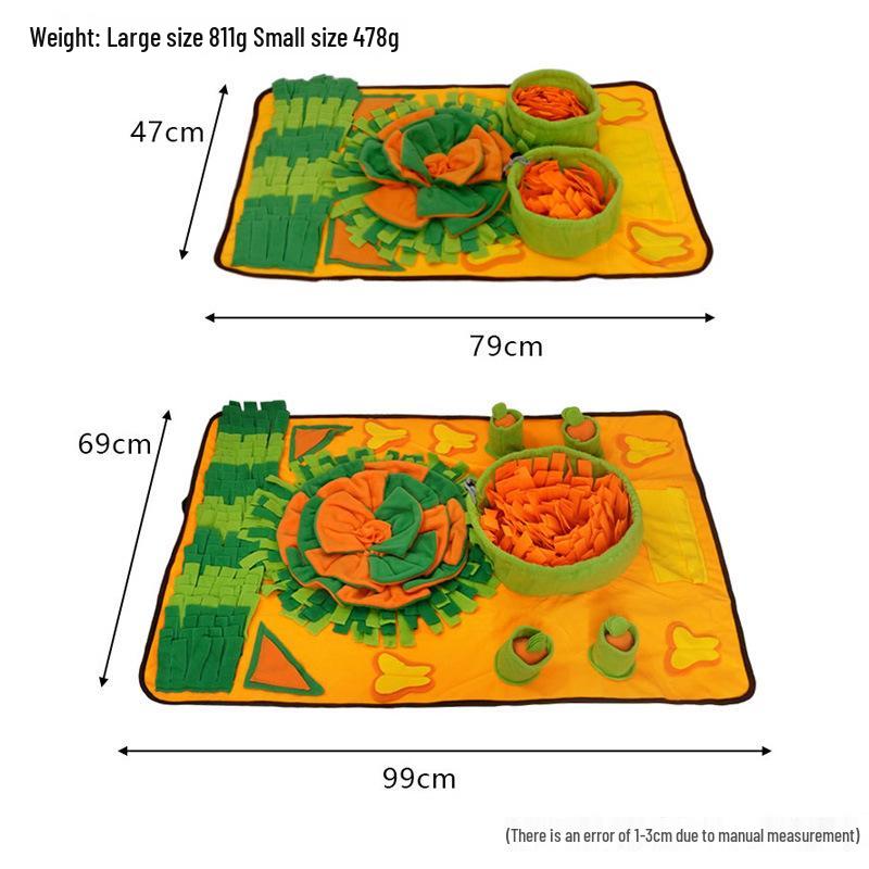 E-commerce Multi-Function Sniffing & Slow Feeder Mat for Dogs & Cats