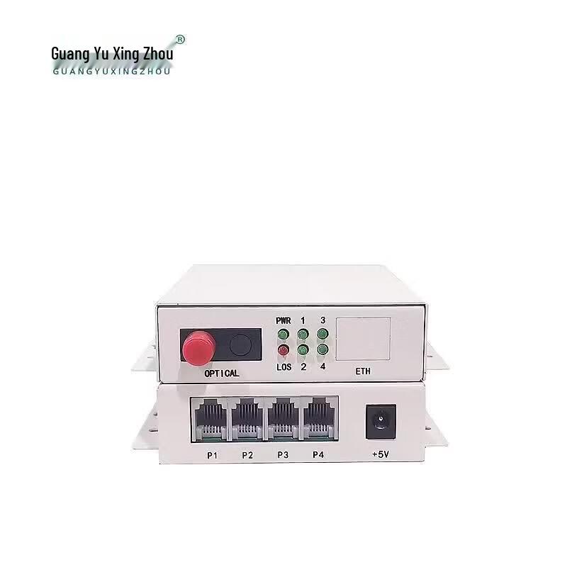 GY-4P 4-Channel Telephone Fiber Optic Transceiver