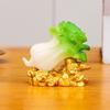 Fortune Cabbage Resin Ornament for Home and Car Decoration - Creative Gift