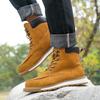 Fashion Classic Safety Boots  Casual Walking Comfortable Mens Work Boots Anti Smashing Anti Piercing Steel Toe Safety Shoes