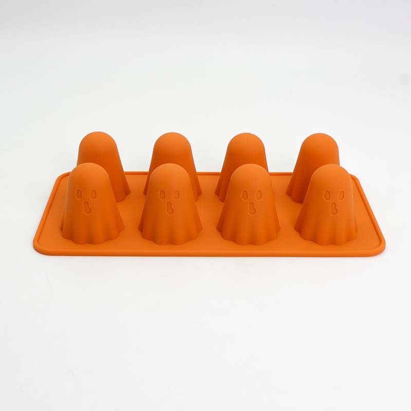 WTEMPO Halloween Creative Ghost Face Mold DIY Soft Silicone Mold Easy To Clean/Release Delicate Pattern for Indoor & Outdoor Halloween-themed Party