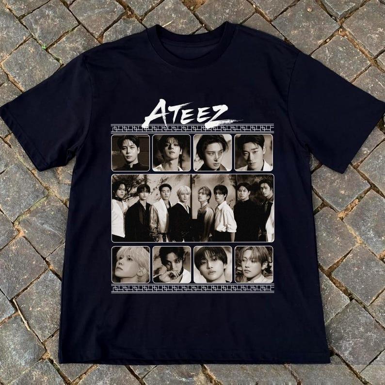 2026 Retro Ateez Golden Hour Part 4 Shirt, Ateez Kpop Shirt, ATEEZ Golden Hour Part 4 Tracklist Shirt, Ateez World Tour in Your Fantasy 4XL